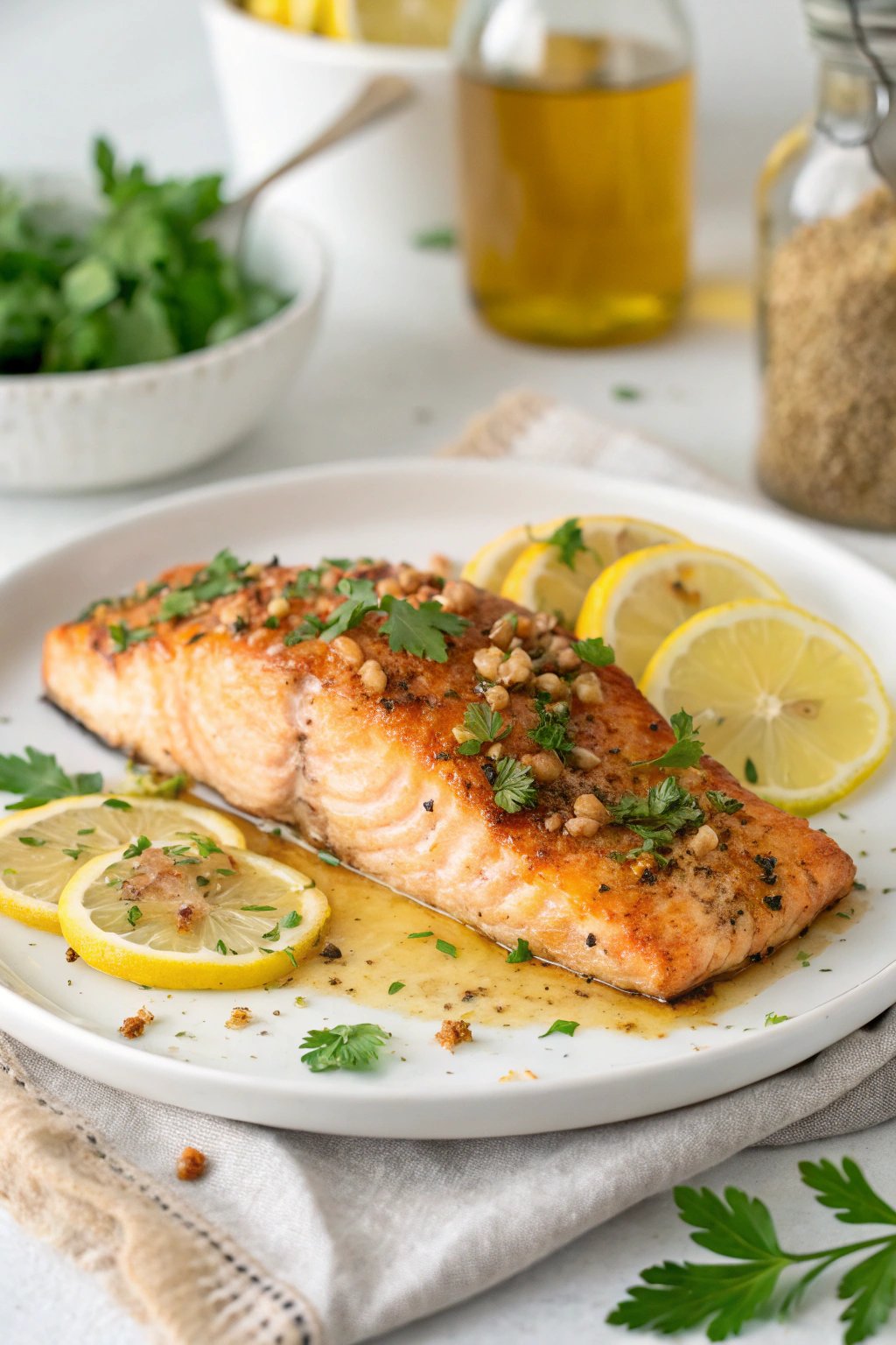 Baked Honey Lime Garlic Butter Salmon Recipe