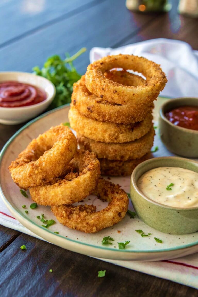 How to Make Crispy Homemade Onion Rings