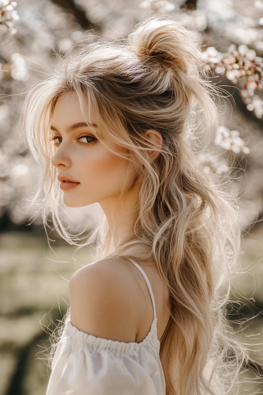 12 Trendy Spring Ponytail Hairstyle Ideas 2025 - Item 8