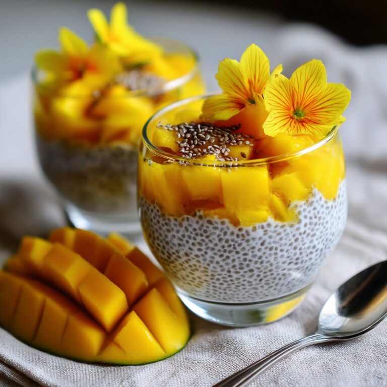 Mango Chia Seed Pudding