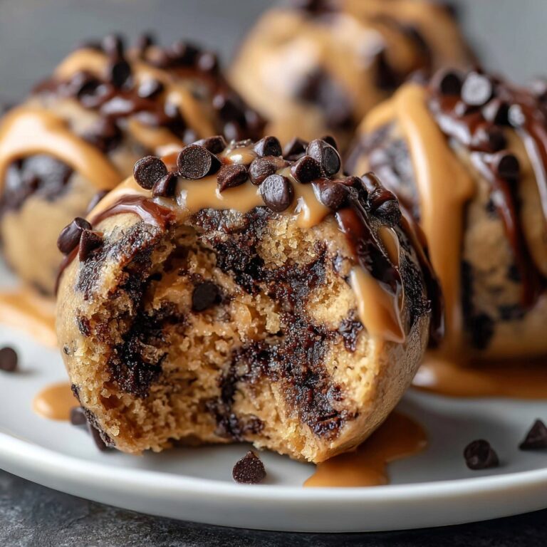 Chocolate Chip Cookie Dough Brownie Bombs