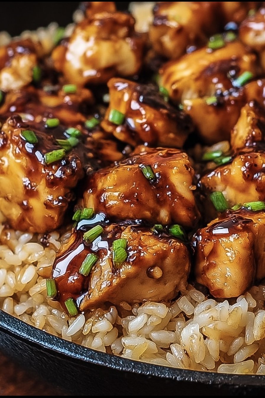 One-Pan Honey BBQ Chicken Rice