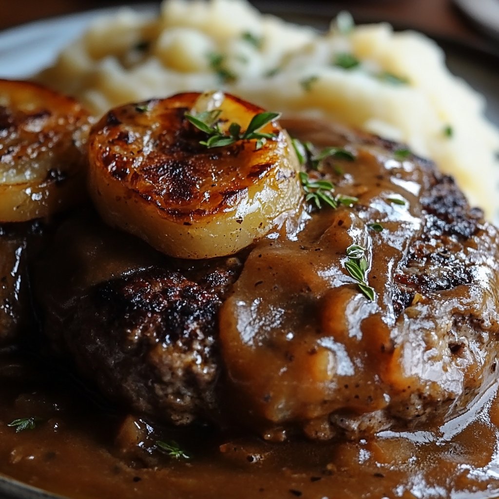 Smothered Hamburger Steak