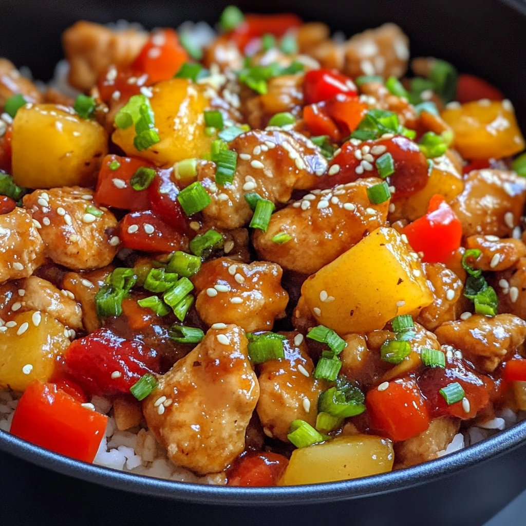 Deep Hamburger, Hawaiian Chicken Stir Fry