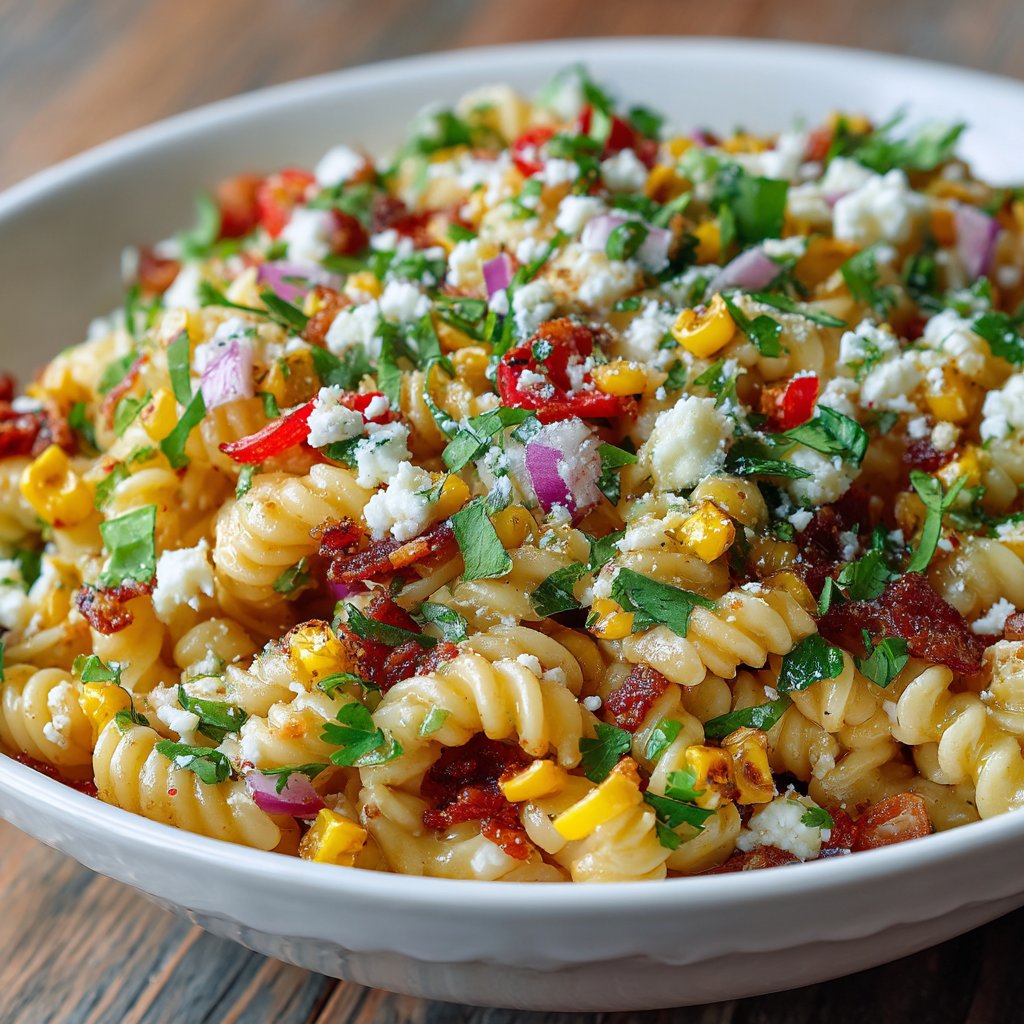 Mexican Street Corn Pasta Salad