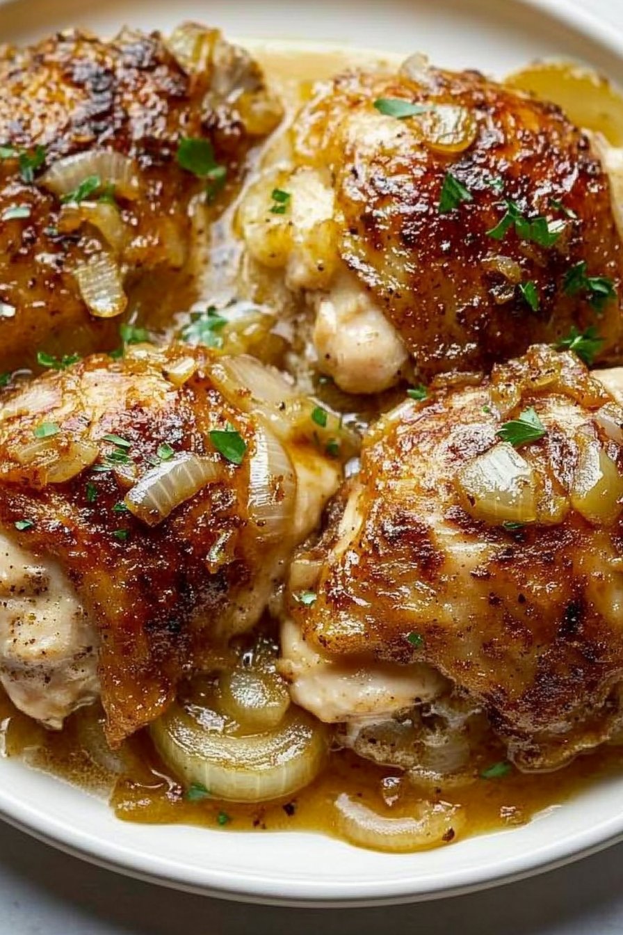 French Onion Dip Chicken Thighs Recipe