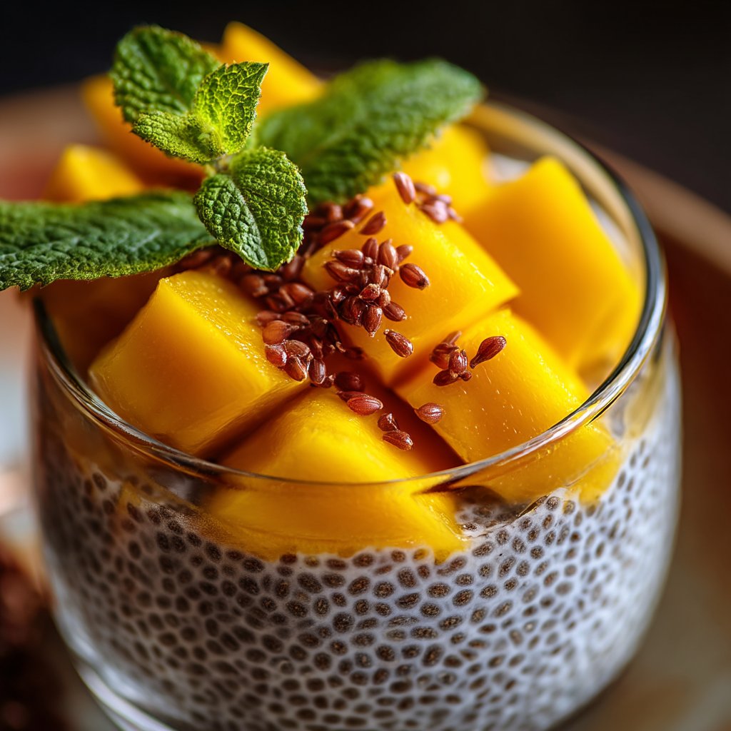 Mango Chia Seed Pudding