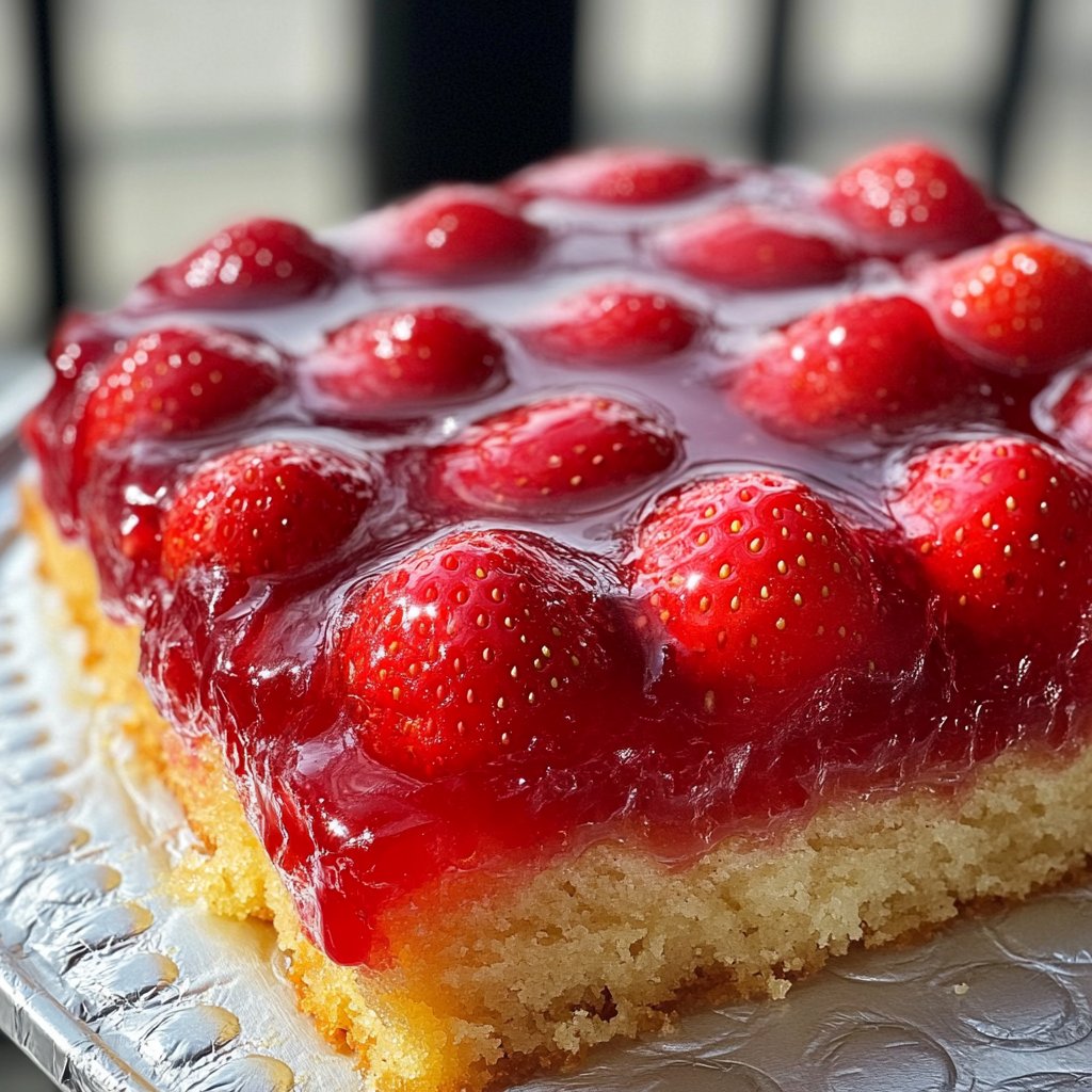 Strawberry Upside Down Cake Recipe