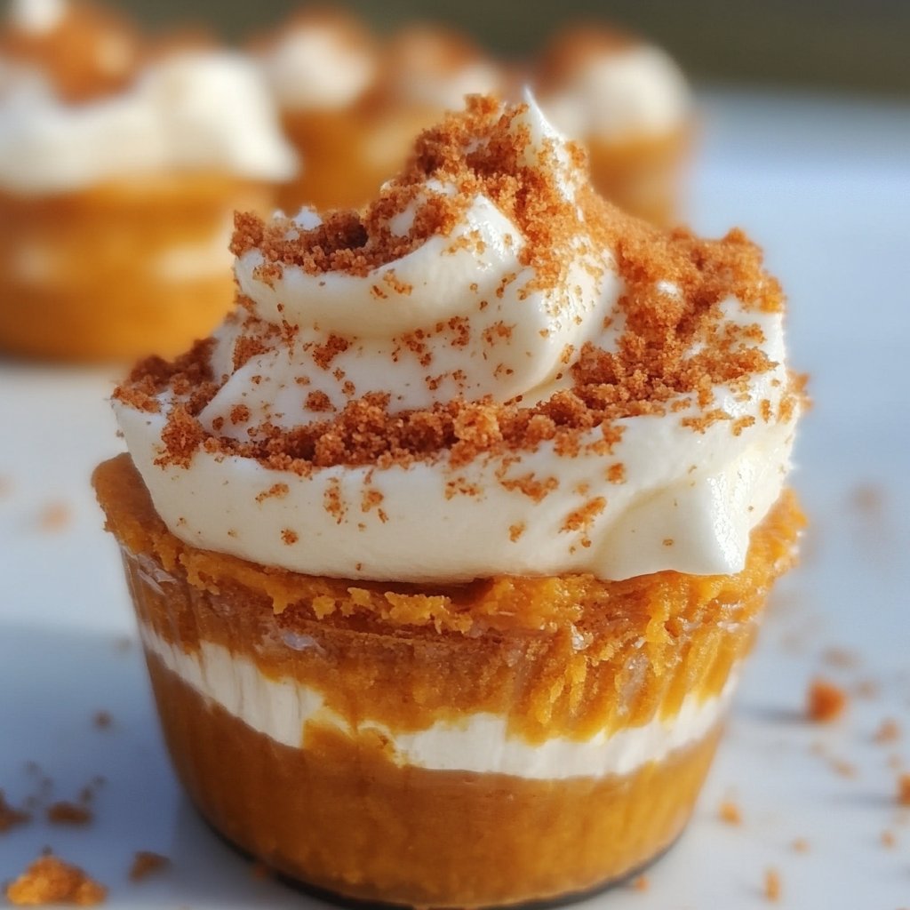 Sweet Potato Cheesecake Cups