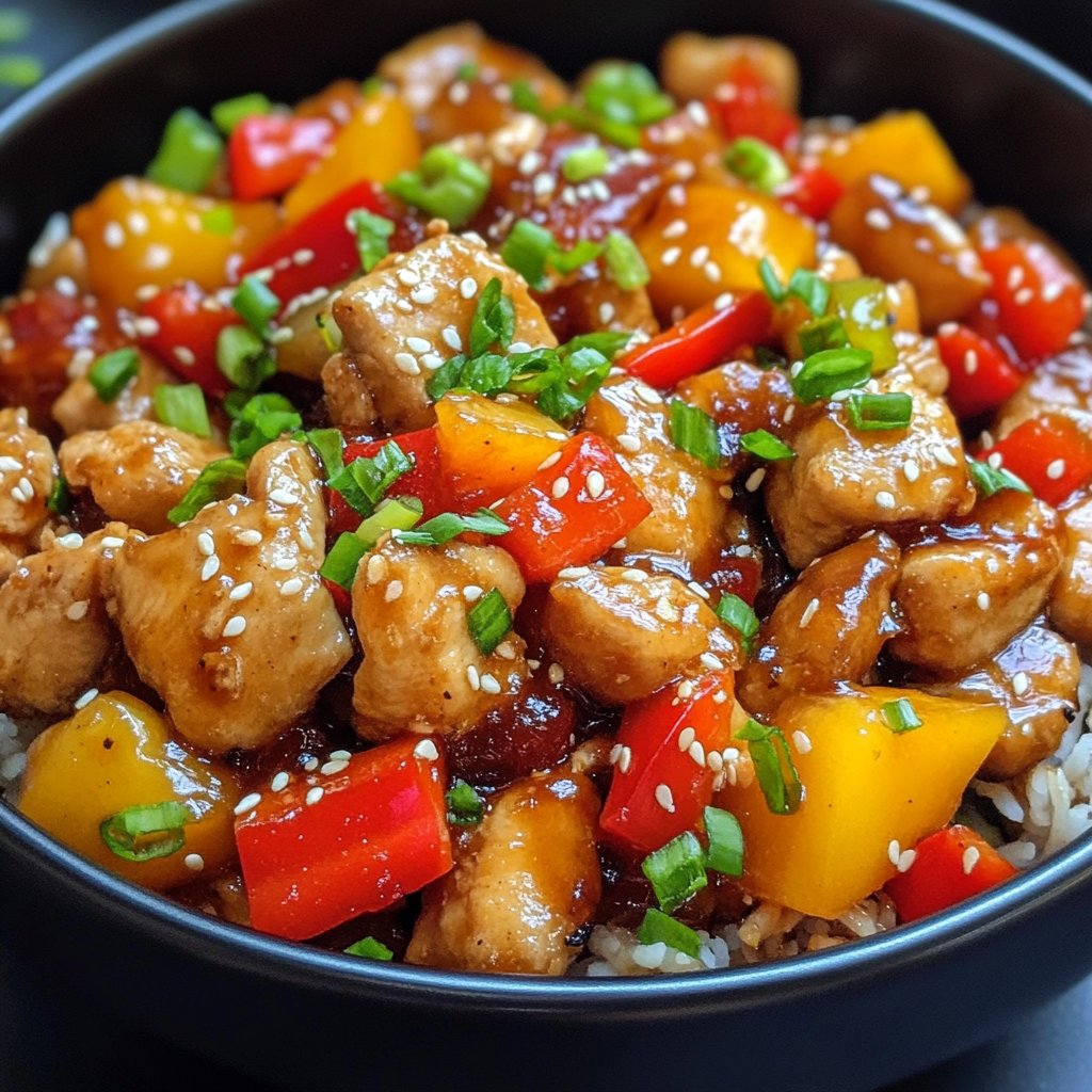 Deep Hamburger, Hawaiian Chicken Stir Fry