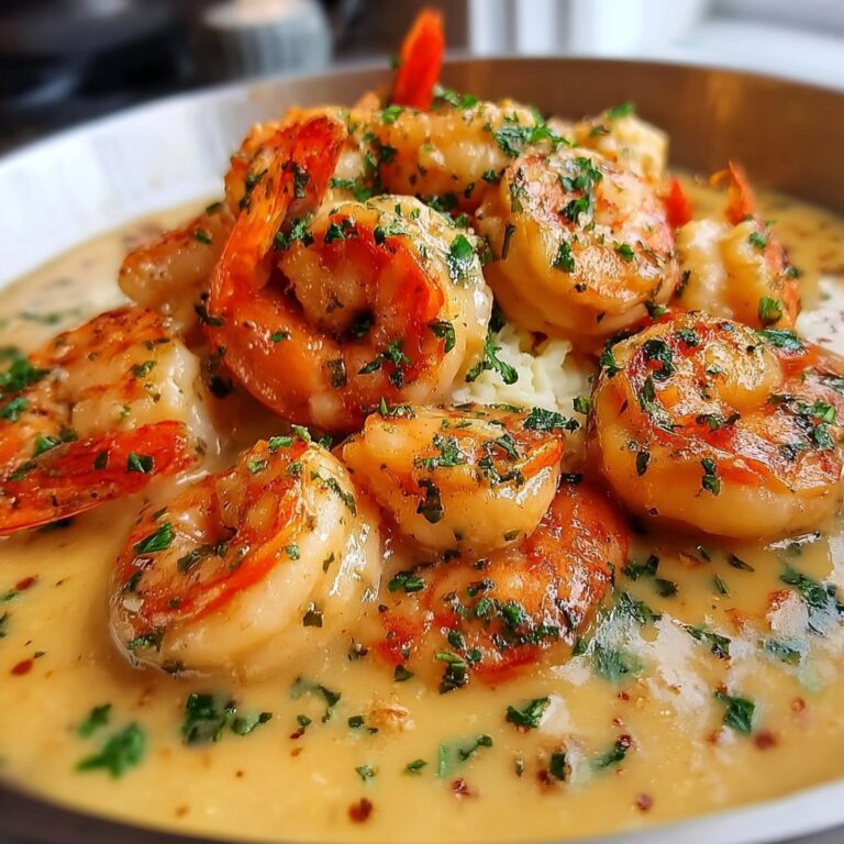 Creamy Garlic Shrimp Dish