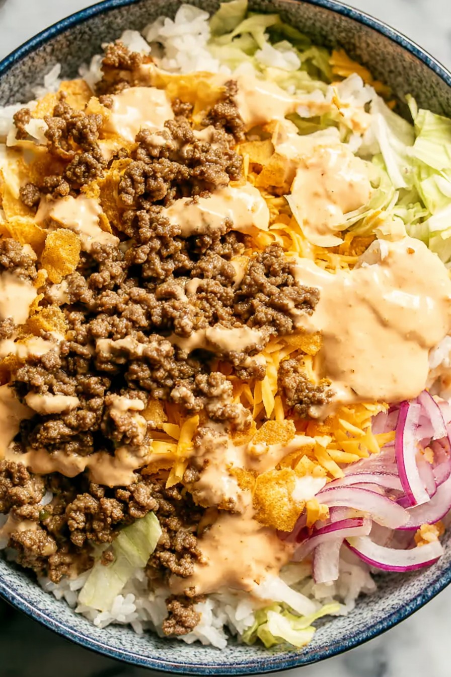 Big Mac Bowl Recipe (Easy + Small Batch)