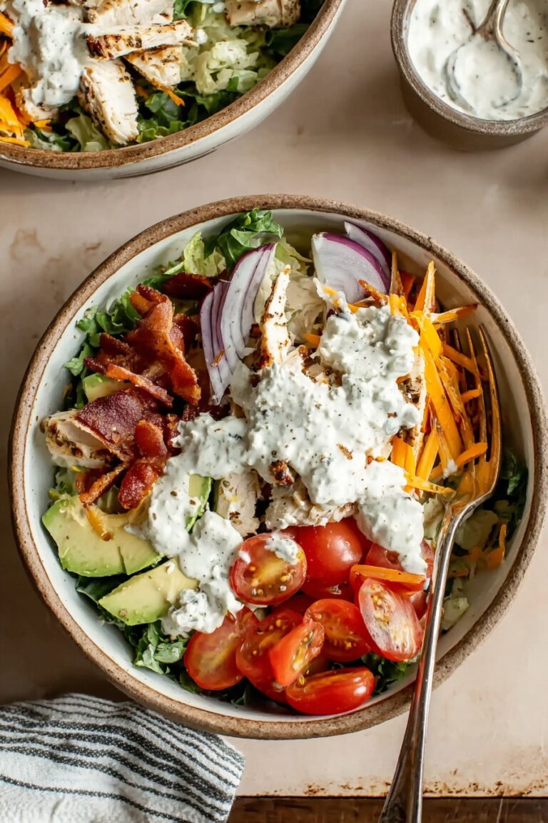 Chicken Bacon Ranch Bowls for Two